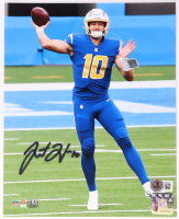 Justin Herbert Signed Chargers 8x10 Photo (Beckett) at PristineAuction.com