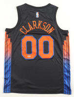 Jordan Clarkson Signed Knicks Jordan Authentic Jersey (PSA) at PristineAuction.com