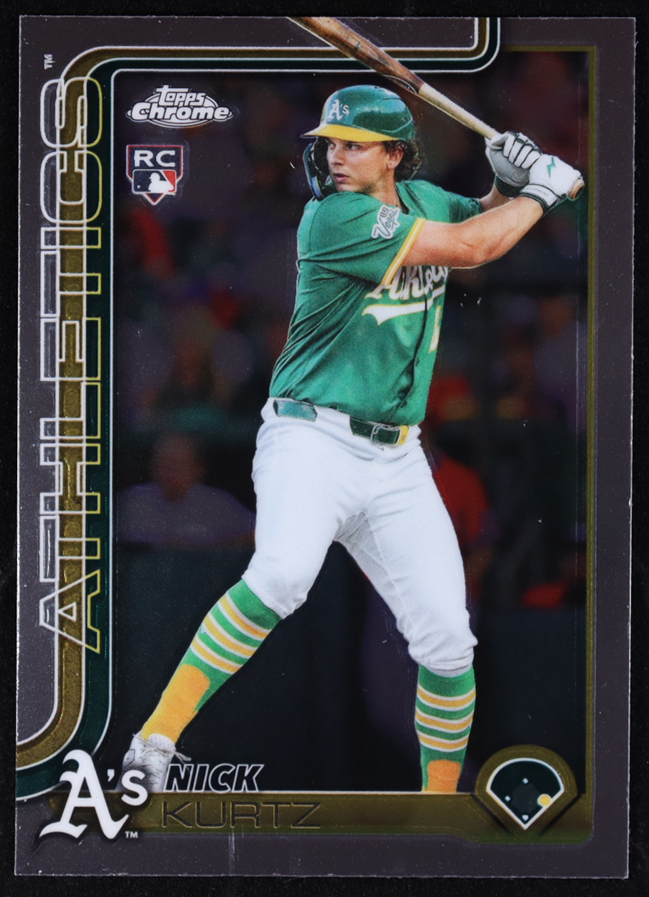 Nick Kurtz 2025 Topps Chrome Update #USC178 RC at PristineAuction.com Nick Kurtz 2025 Topps Chrome Update #USC178 RC at PristineAuction.com