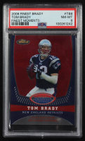 Tom Brady 2008 Topps Finest Tom Brady Moments #TB8 #104/629 (PSA 8) at PristineAuction.com