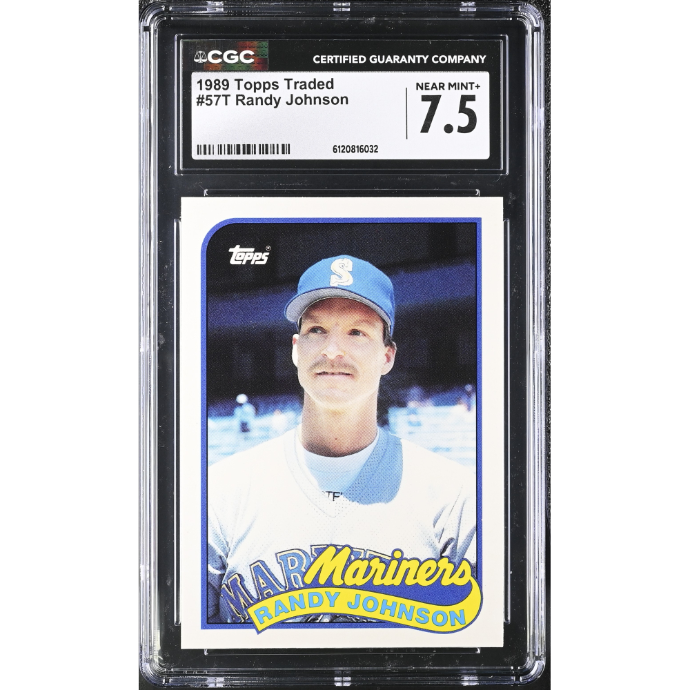 Randy Johnson 1989 Topps Traded #57T (CGC 7.5) at PristineAuction.com