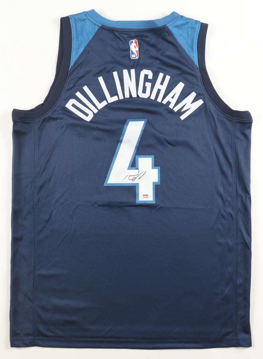 Rob Dillingham Signed Timberwolves Nike Authentic Jersey (PSA) at PristineAuction.com Rob Dillingham Signed Timberwolves Nike Authentic Jersey (PSA) at PristineAuction.com