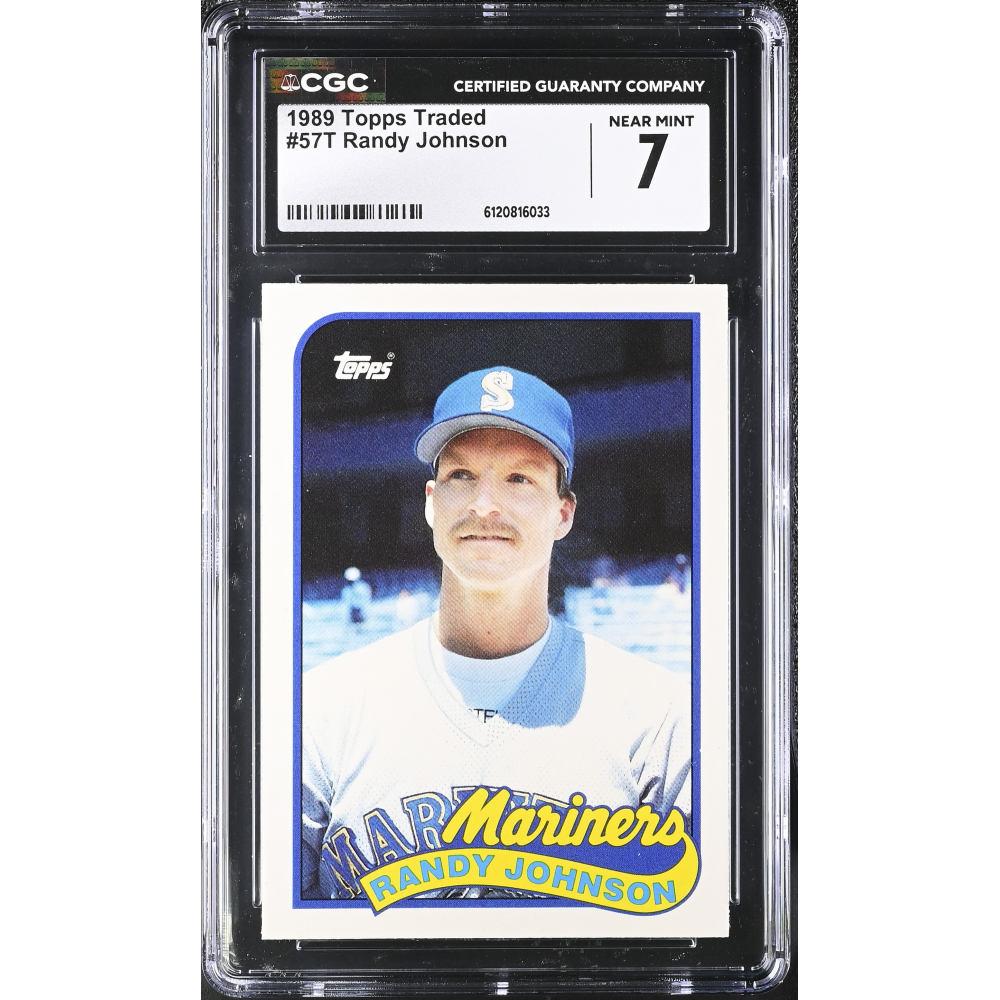 Randy Johnson 1989 Topps Traded #57T (CGC 7) at PristineAuction.com
