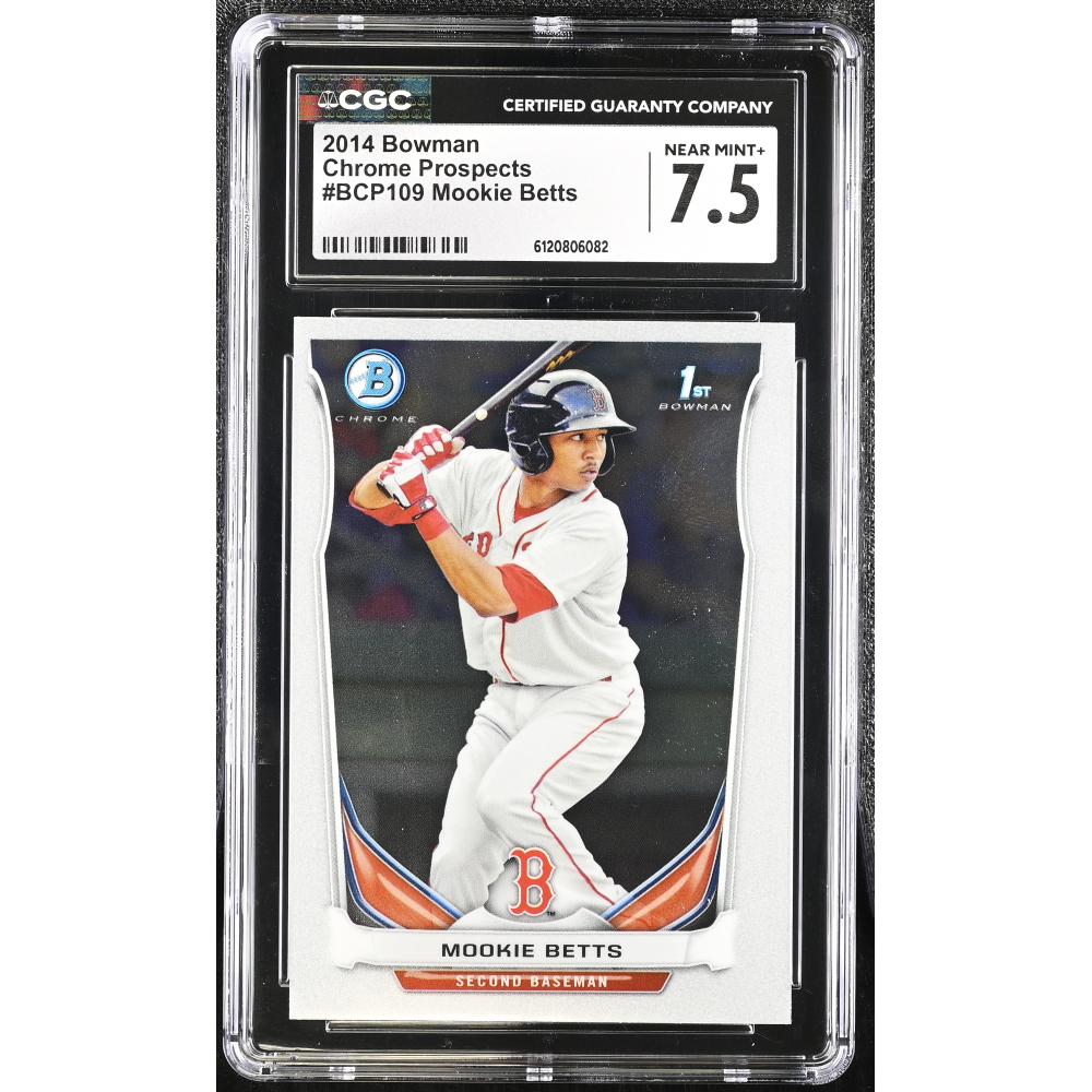 Mookie Betts 2014 Bowman Chrome Prospects #BCP109 (CGC 7.5) at PristineAuction.com