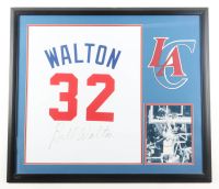 Bill Walton Signed Custom Framed Jersey Display with Photo (JSA) at PristineAuction.com