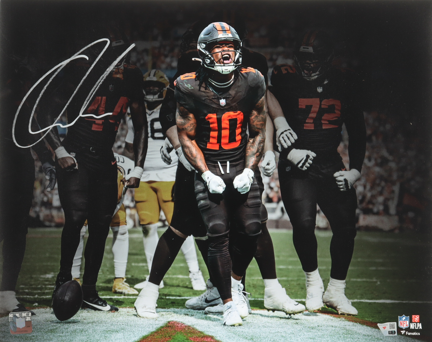Quinshon Judkins Signed Browns 16x20 Photo (Fanatics) at PristineAuction.com Quinshon Judkins Signed Browns 16x20 Photo (Fanatics) at PristineAuction.com