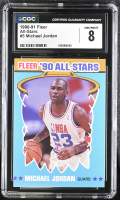 Michael Jordan 1990-91 Fleer All-Stars #5 (CGC 8) at PristineAuction.com