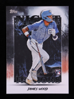 James Wood 2025 Topps Chrome Update Night Terrors #NT25 RC at PristineAuction.com