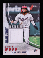 James Wood 2025 Topps Major League Materials #MLMJWO RC at PristineAuction.com
