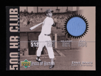 Ernie Banks 2002 UD Piece of History 500 Home Run Club Jersey #EB SP at PristineAuction.com