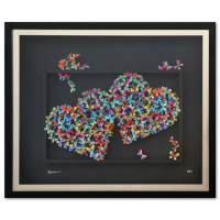 "A Sigh of Bliss" LE 20x24 Cutsom Framed 3D Multi-Layered Woodcut by Patricia Govezensky (Artova) at PristineAuction.com