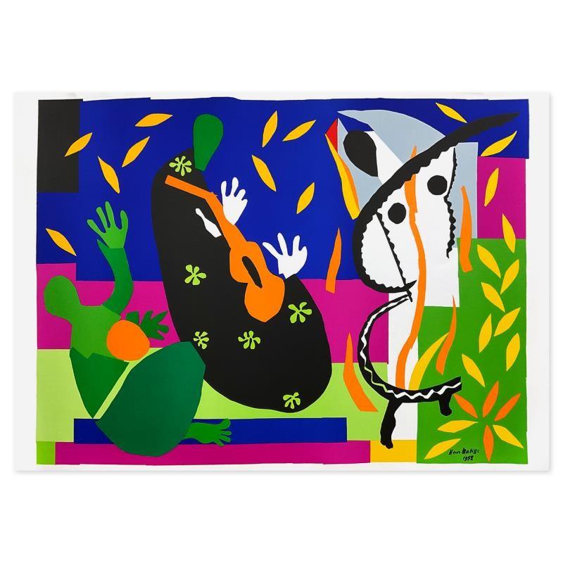 "La Tristesse du roi" LE 35x25 Lithograph by Henri Matisse (Artova) at PristineAuction.com "La Tristesse du roi" LE 35x25 Lithograph by Henri Matisse (Artova) at PristineAuction.com