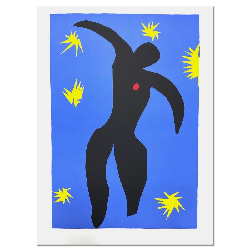 "Icare (Icarus)" LE 23x31 Lithograph by Henri Matisse (Artova) at PristineAuction.com "Icare (Icarus)" LE 23x31 Lithograph by Henri Matisse (Artova) at PristineAuction.com