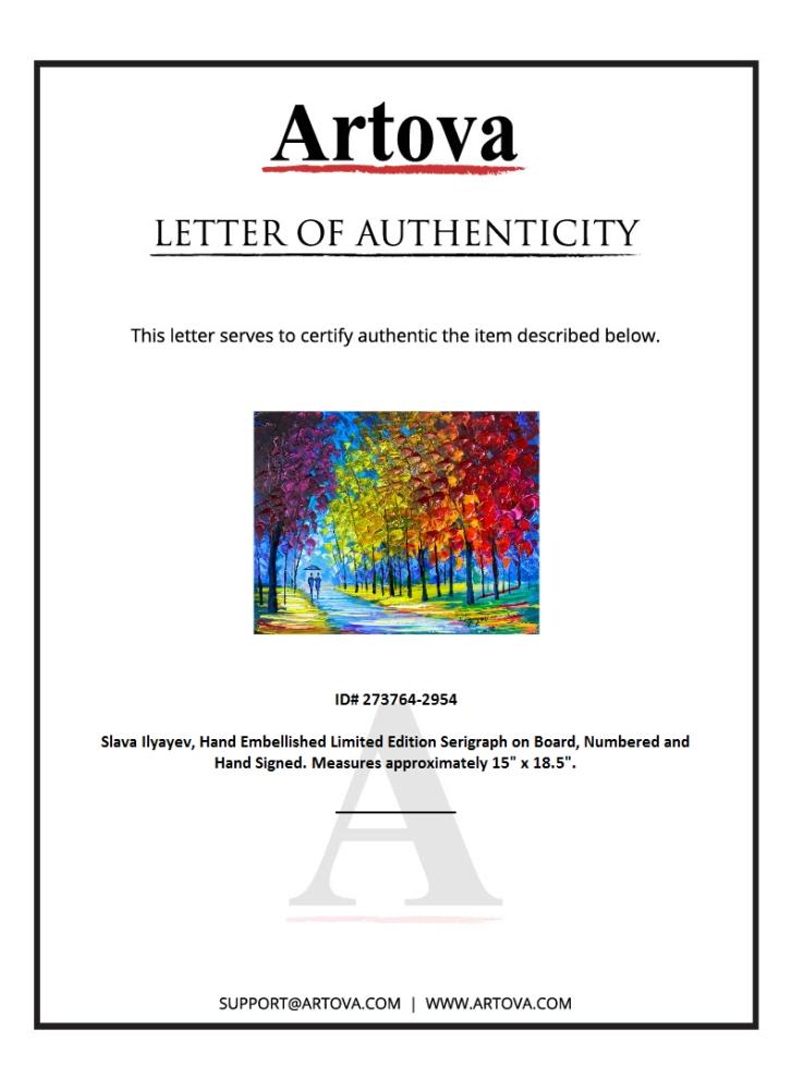 "Untitled" LE 15x18 Hand-Embellished Serigraph on Board by Slava Ilyayev (Artova) at PristineAuction.com "Untitled" LE 15x18 Hand-Embellished Serigraph on Board by Slava Ilyayev (Artova) at PristineAuction.com