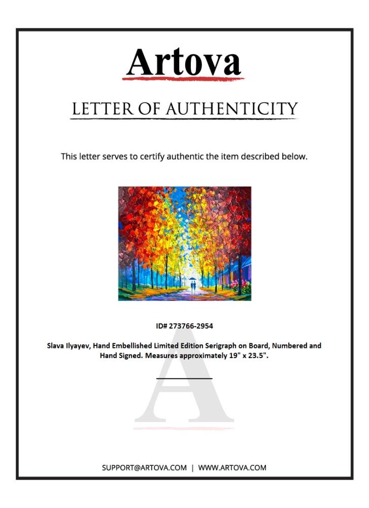 "Untitled" LE 19x23 Hand-Embellished Serigraph on Board by Slava Ilyayev (Artova) at PristineAuction.com "Untitled" LE 19x23 Hand-Embellished Serigraph on Board by Slava Ilyayev (Artova) at PristineAuction.com