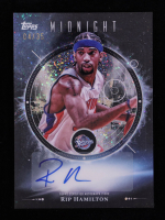 Rip Hamilton 2025-26 Topps Midnight Midnight Oil Marks Winter Solstice #MORH #4/35 at PristineAuction.com