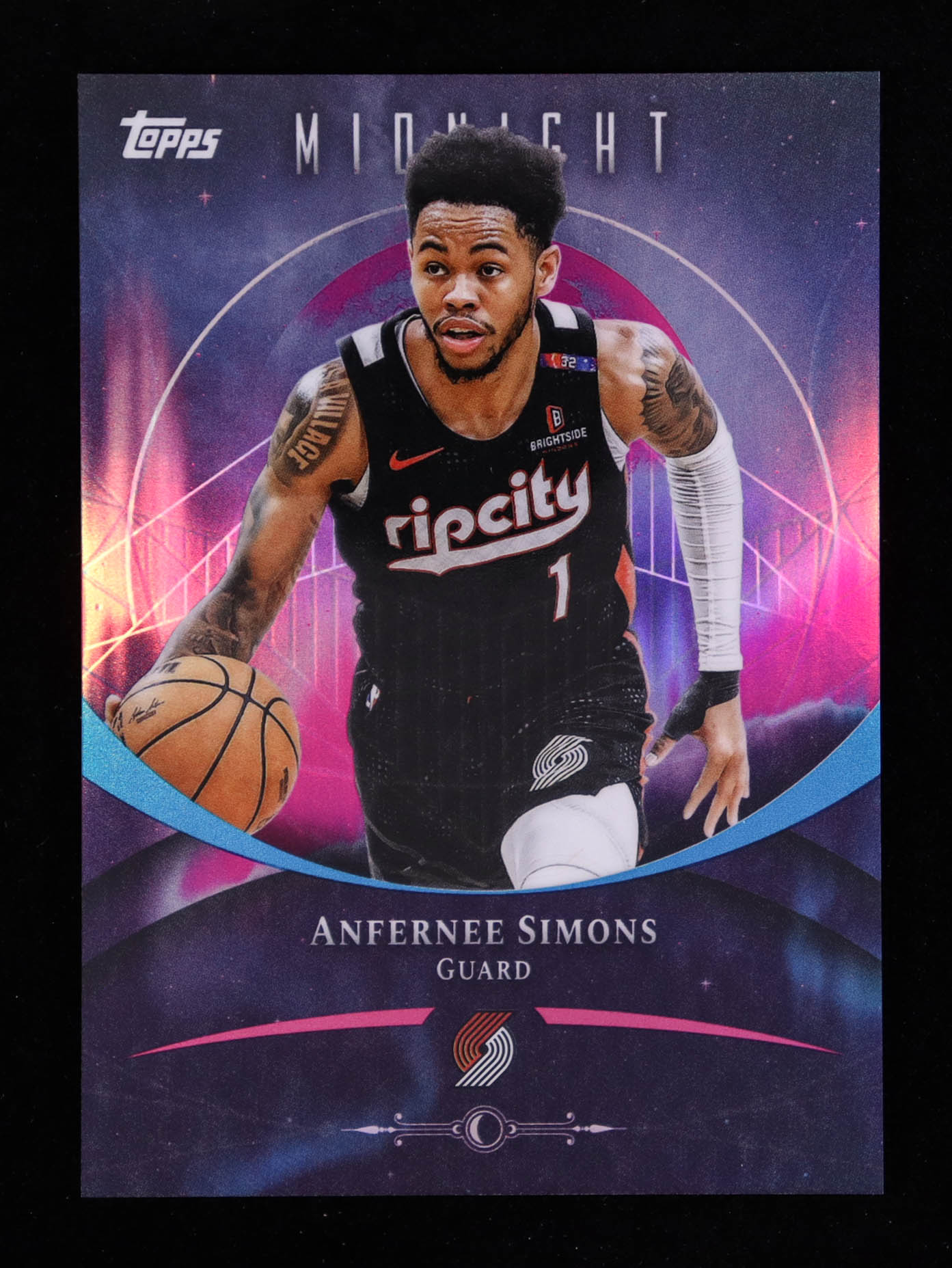 Anfernee Simons 2025-26 Topps Midnight #54 at PristineAuction.com Anfernee Simons 2025-26 Topps Midnight #54 at PristineAuction.com