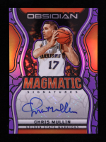 Chris Mullin 2024-25 Panini Obsidian Magmatic Signatures Electric Etch Purple Flood #15 #10/49 at PristineAuction.com