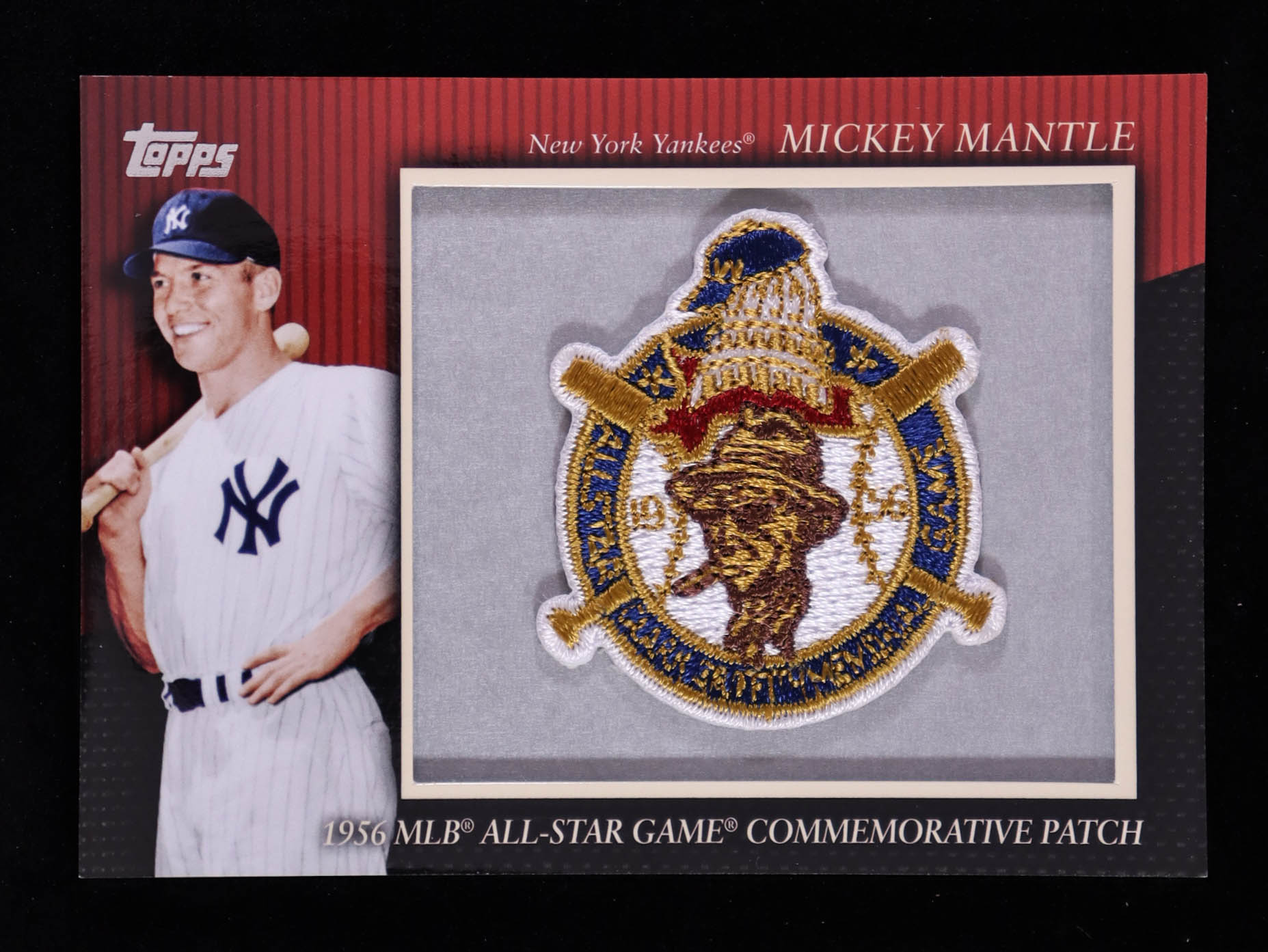 Mickey Mantle 2010 Topps Commemorative Patch #MCP90 at PristineAuction.com Mickey Mantle 2010 Topps Commemorative Patch #MCP90 at PristineAuction.com