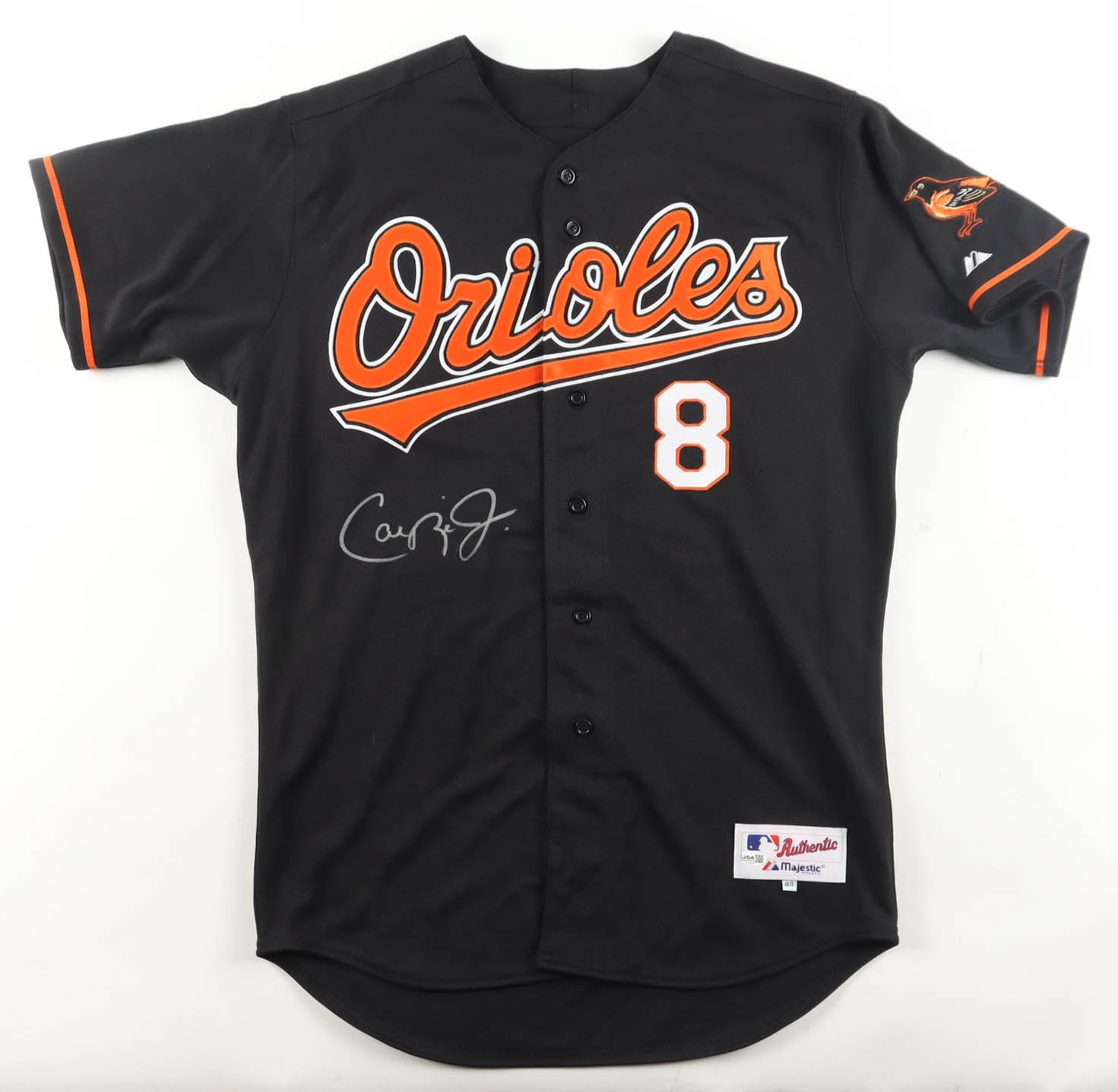 Cal Ripken Jr. Signed Orioles Majestic Authentic Jersey (JSA) at PristineAuction.com Cal Ripken Jr. Signed Orioles Majestic Authentic Jersey (JSA) at PristineAuction.com