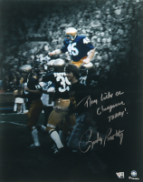 Rudy Ruettiger Signed Notre Dame Fighting Irish 16x20 Photo Inscribed "Play Like a Champion Today" (Fanatics) at PristineAuction.com