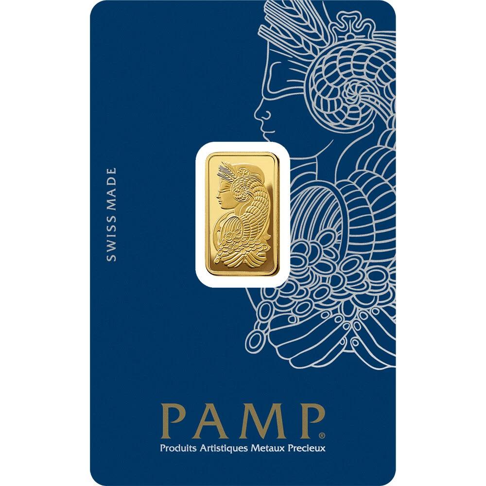 Set of (2) PAMP Suisse 5g 999.9 Fine Gold Bullion Bar at PristineAuction.com Set of (2) PAMP Suisse 5g 999.9 Fine Gold Bullion Bar at PristineAuction.com