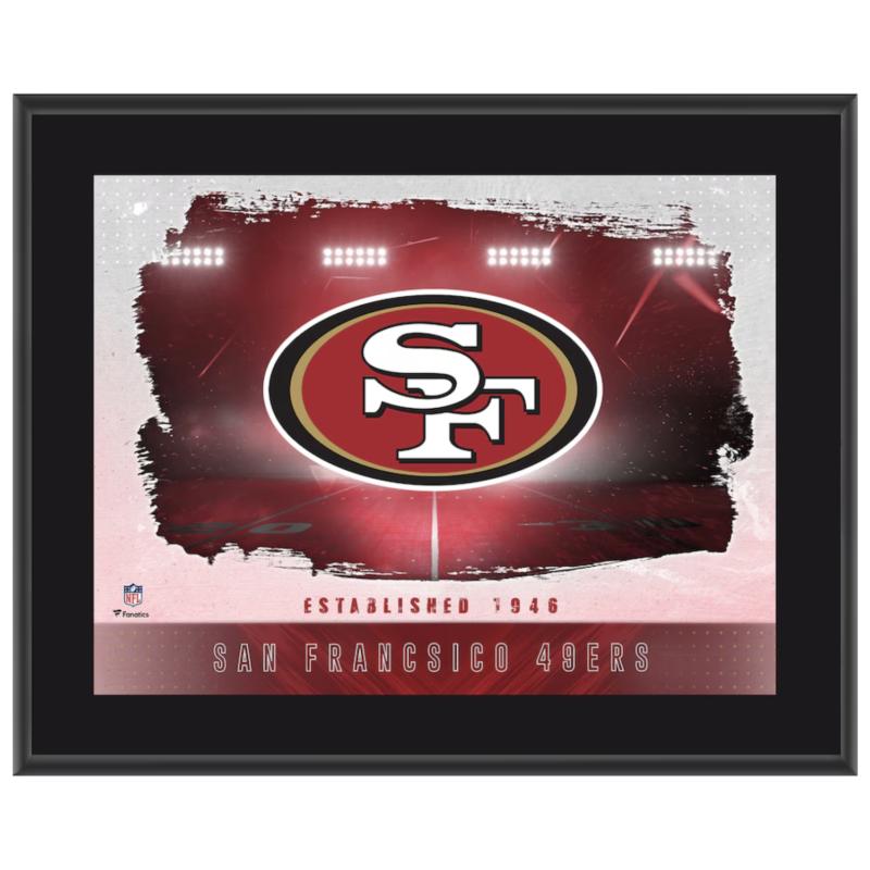 49ers Team Logo Framed Plaque at PristineAuction.com 49ers Team Logo Framed Plaque at PristineAuction.com