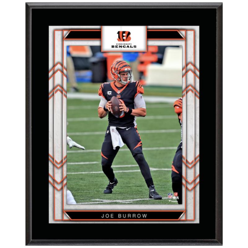 Joe Burrow Bengals Sublimated Plaque at PristineAuction.com Joe Burrow Bengals Sublimated Plaque at PristineAuction.com
