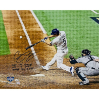 Corey Seager Signed Dodgers LE 16x20 Photo with Multiple World Series Stat Inscriptions (Fanatics & MLB) at PristineAuction.com