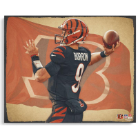 Joe Burrow Bengals 16x20 Brian Konnick Print at PristineAuction.com
