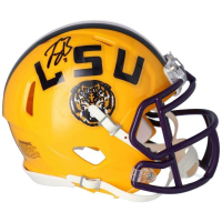 Joe Burrow Signed LSU Tigers Speed Mini Helmet (Fanatics) at PristineAuction.com