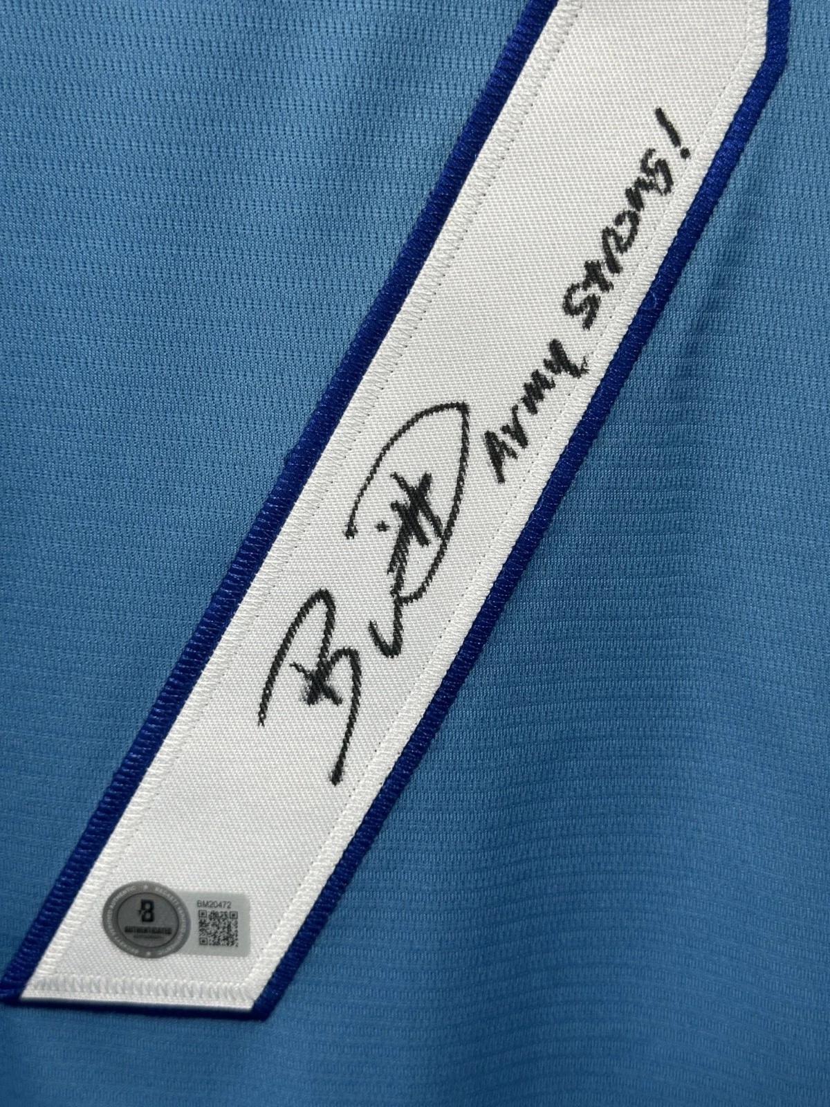 Bobby Witt Jr Signed Royals Nike Jersey Inscribed "Army Strong" (Beckett) at PristineAuction.com Bobby Witt Jr Signed Royals Nike Jersey Inscribed "Army Strong" (Beckett) at PristineAuction.com