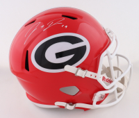 Jordan Davis Signed Georgia Bulldogs Full-Size Speed Helmet (Beckett) at PristineAuction.com
