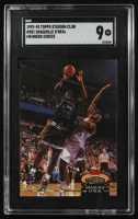 Shaquille O'Neal 1992-93 Topps Stadium Club Members Choice #201 RC (SGC 9) at PristineAuction.com
