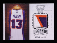 Steve Nash 2018 Sportkings Legends Premium Memorabilia Silver #LPM11 #03/25 at PristineAuction.com