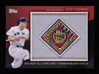 Lou Gehrig 2010 Topps Commemorative Patch #MCP92 at PristineAuction.com