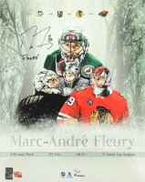 Marc-Andre Fleury Signed LE Wild 16x20 Photo Inscribed "Flower" (Fanatics) at PristineAuction.com