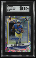Blake Corum 2024 Panini Donruss The Rookies Auto #TR-29 RC #234/299 (SGC 10 | Autograph Graded SGC 10) at PristineAuction.com