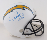 LaDainian Tomlinson Signed Chargers Full-Size Speed Helmet Inscribed "HOF 17" (Radtke) at PristineAuction.com