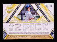 Bobby Witt Jr. 2019 Elite Extra Edition First Round Materials Gold #2 RC #94/99 at PristineAuction.com