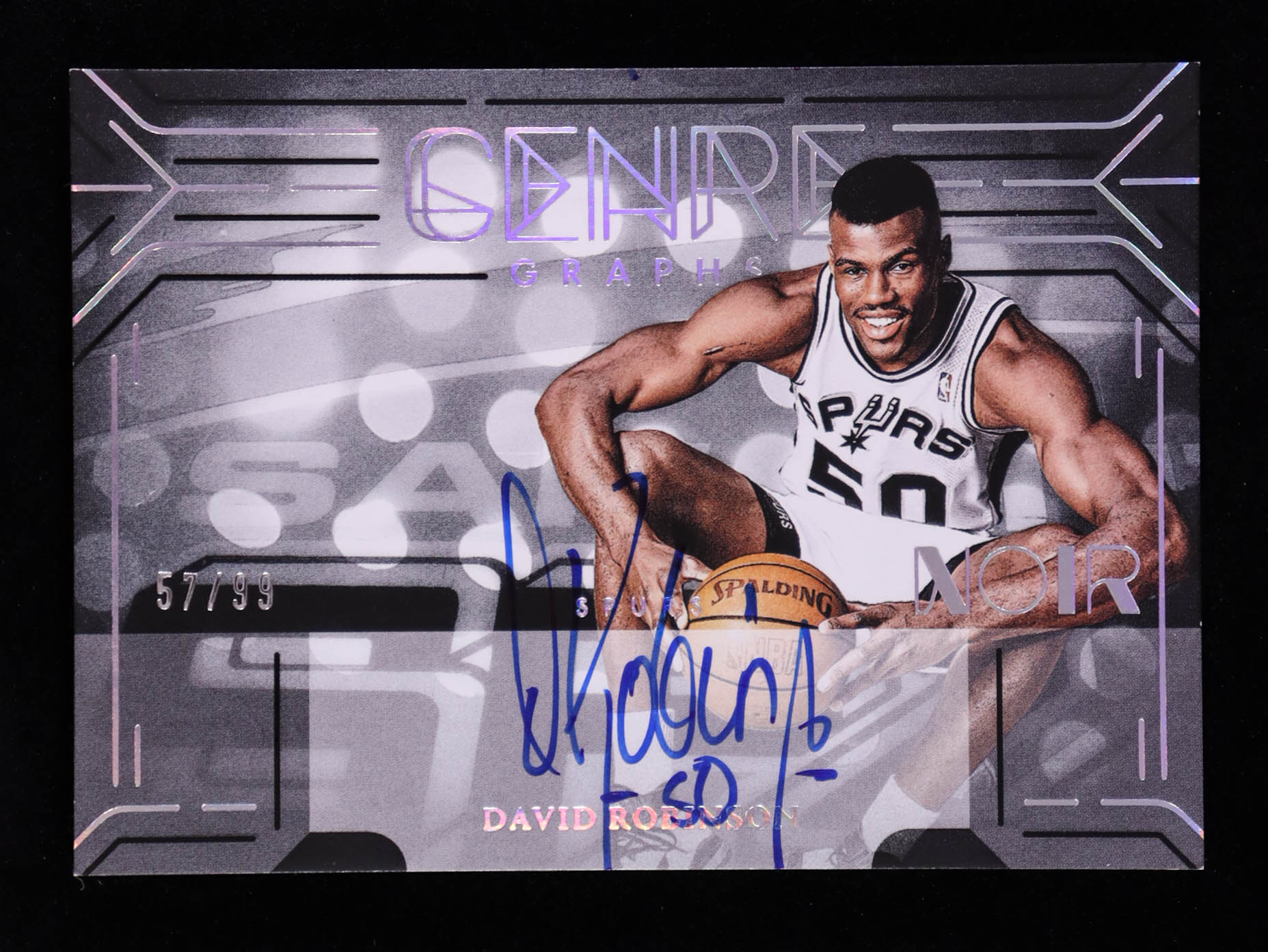 David Robinson 2024-25 Panini Noir Genre Graphics #DRB #57/99 at PristineAuction.com David Robinson 2024-25 Panini Noir Genre Graphics #DRB #57/99 at PristineAuction.com