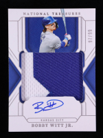 Bobby Witt Jr. 2025 Panini National Treasures Treasured Material Signatures #26 #97/99 at PristineAuction.com