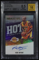 Kobe Bryant 2017-18 NBA Hoops Hot Signatures #HS-KB (BGS 8.5 | Autograph Graded BGS 10) at PristineAuction.com