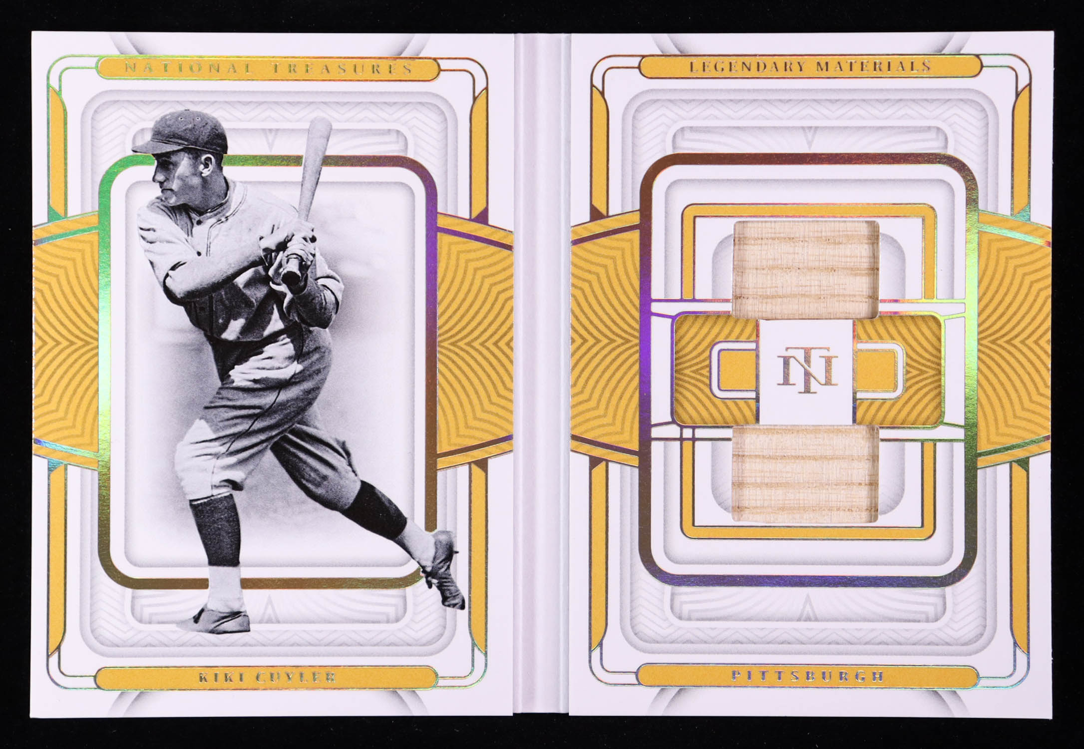 Kiki Cuyler 2023 Panini National Treasures Legendary Dual Materials Booklets #32 #38/49 at PristineAuction.com Kiki Cuyler 2023 Panini National Treasures Legendary Dual Materials Booklets #32 #38/49 at PristineAuction.com