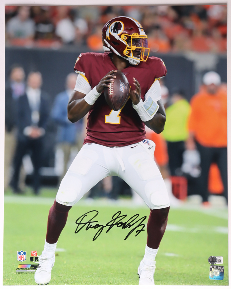 Dwayne Haskins Signed Redskins 16x20 Photo (Beckett) at PristineAuction.com Dwayne Haskins Signed Redskins 16x20 Photo (Beckett) at PristineAuction.com