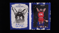 Charles Barkley 2025 Leaf History Book Sports Edition Chapter 2 Art Book Blue #ABCB1 #3/5 at PristineAuction.com