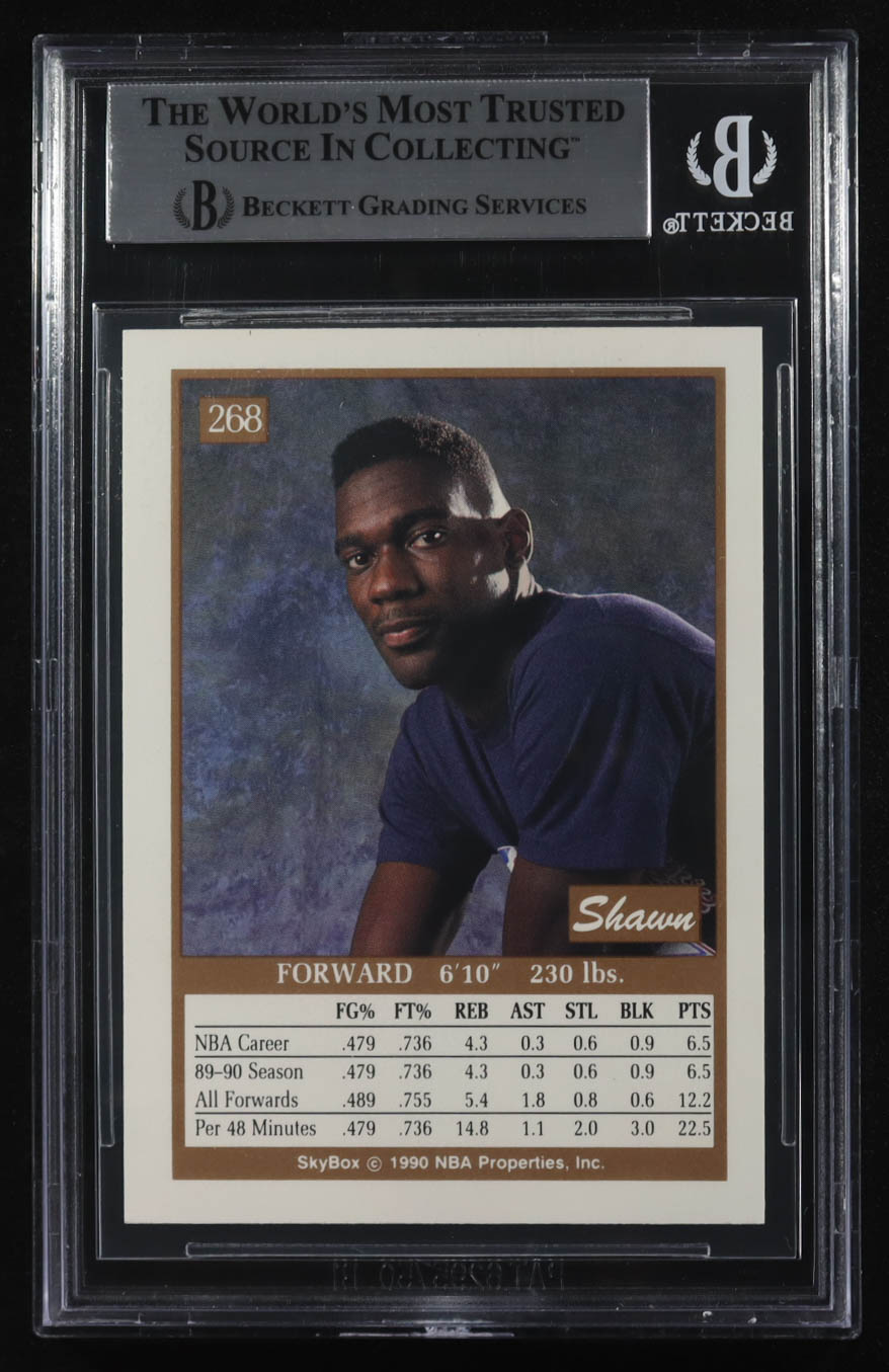 Shawn Kemp Signed 1990-91 Skybox #268 RC (BGS) at PristineAuction.com Shawn Kemp Signed 1990-91 Skybox #268 RC (BGS) at PristineAuction.com