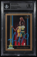 Shawn Kemp Signed 1990-91 Skybox #268 RC (BGS) at PristineAuction.com