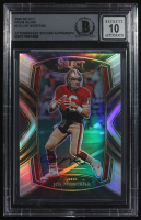 Joe Montana Signed 2020 Panini Select Club Level Silver Prizm #219 (BGS | Autograph Graded BGS 10) at PristineAuction.com