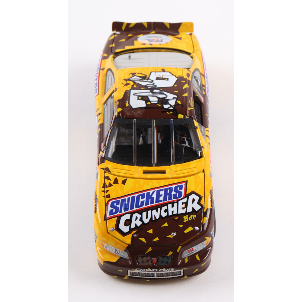Ken Schrader Signed NASCAR #36 Snickers Chevrolet Grand Prix 1:24 Die-Cast Car (PSA) at PristineAuction.com